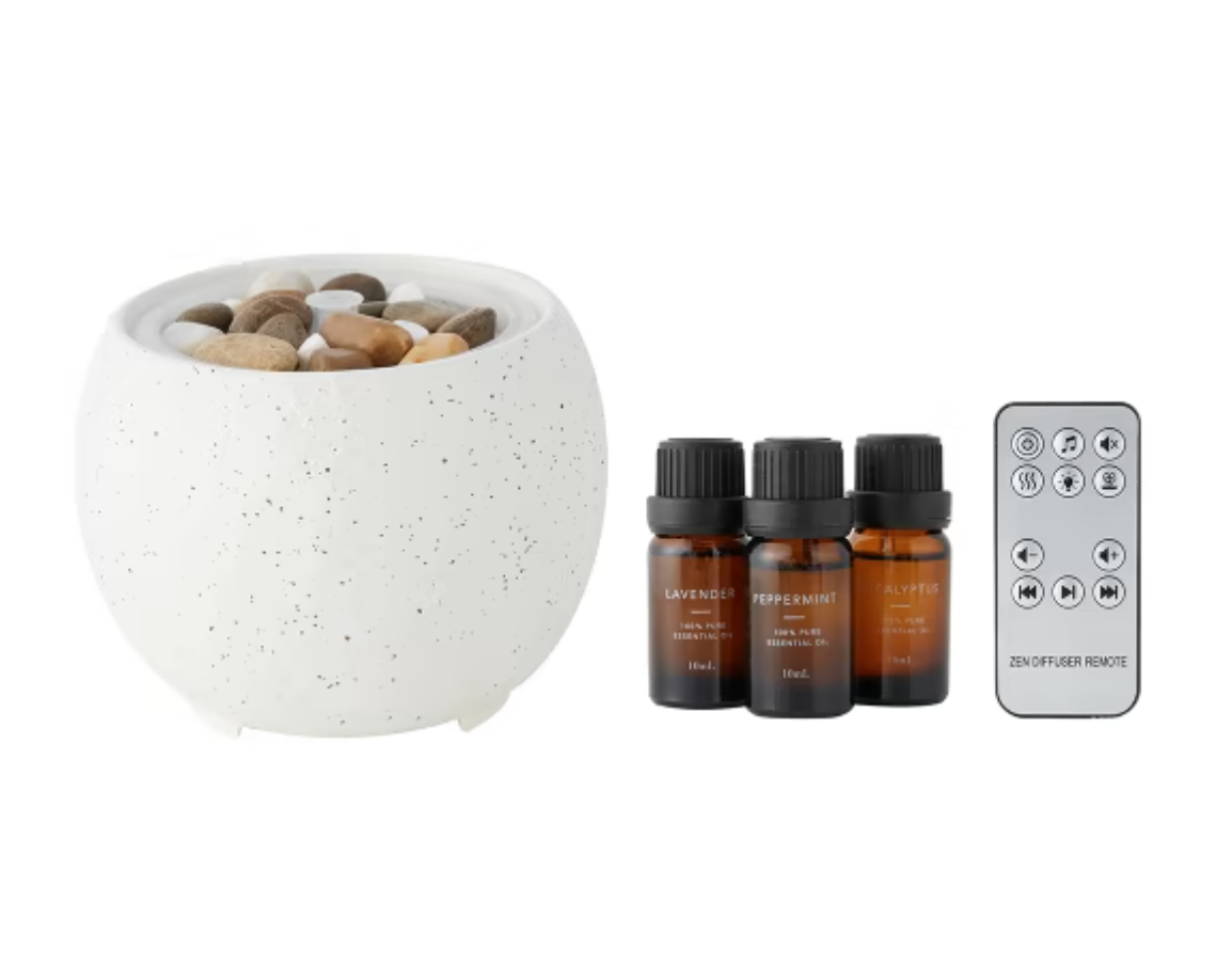 Home & Garden Zen Aroma Diffuser and Oils Set 20 Kmart Seniors